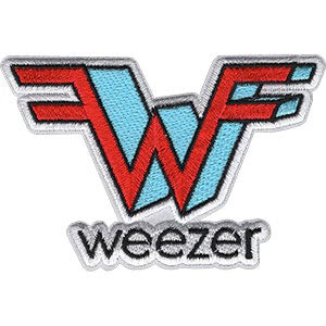 Weezer W Logo Embroidered Patch Front