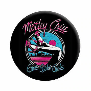 Motley Crue Girls Girls Girls Button Front