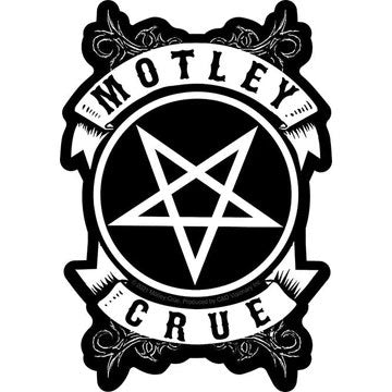 Motley Crue Ribbons Sticker Front