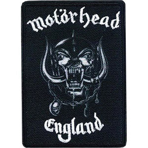 Motorhead Englad Embroidered Patch Front