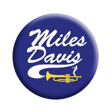 Miles Davis Blues Button Front
