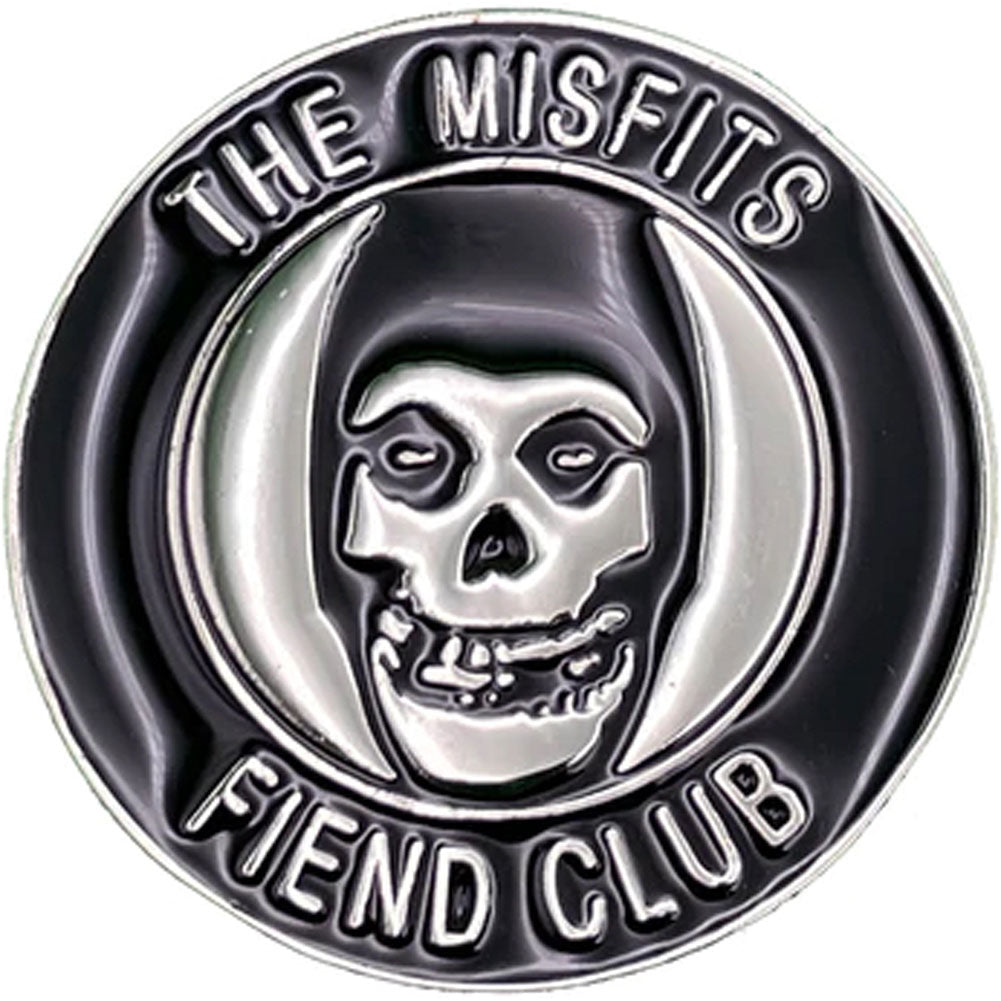 Misfits Fiend Club Pewter Pin Badge Back