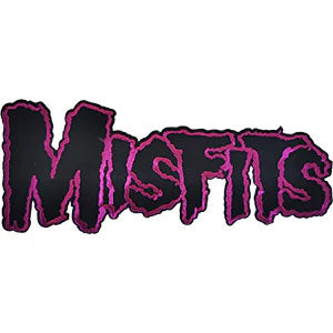 Misfits Purple Logo Back Patch Front