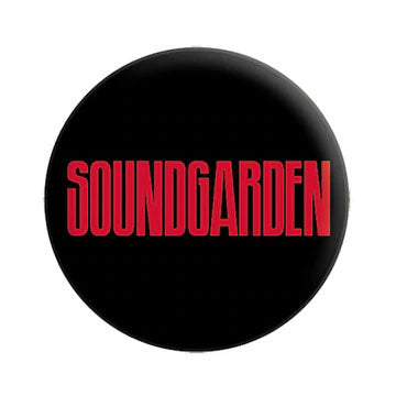 Soundgarden Logo Button Front