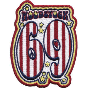 Woodstock 69 Embroidered Patch Front