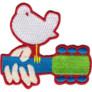 Woodstock Dove Embroidered Patch Front