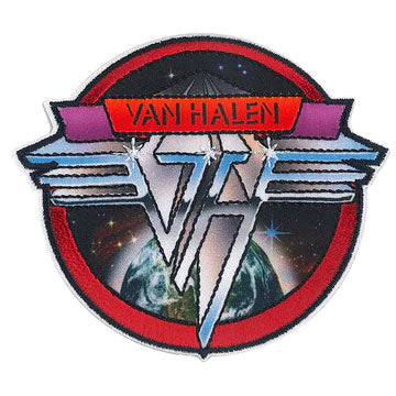 Van Halen Space Logo Embroidered Patch Front