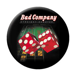 Bad Company Straight Shooter Button Front