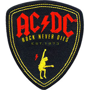AC/DC Rockware Embroidered Patch Front