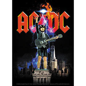 AC/DC Angus On Building Sticker Front