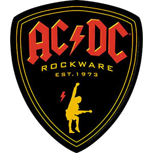AC/DC Rockware Sticker Front