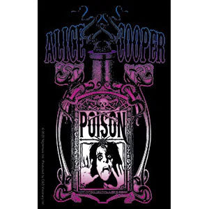 Alice Cooper Poison Bottle Sticker Front