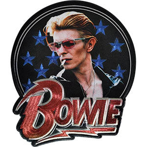David Bowie Stars Back Patch Front
