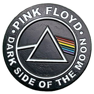 Pink Floyd T.D.S.O.M. Pewter Pin Badge Front