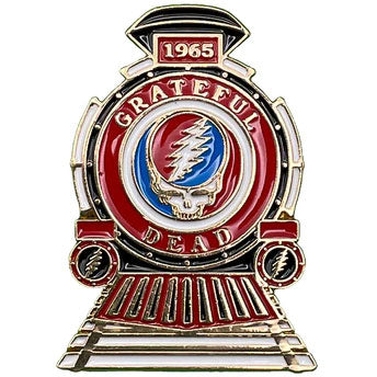 Grateful Dead Train Pewter Pin Badge Back