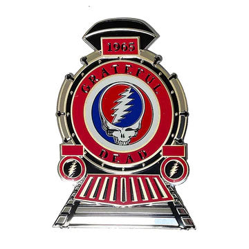 Grateful Dead Train Metal Sticker Front
