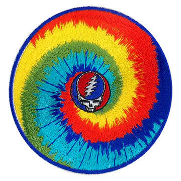 Grateful Dead SYF Swirl Embroidered Patch Front