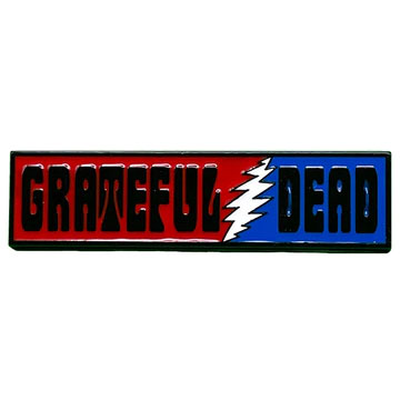 Grateful Dead 60s Logo Pewter Pin Badge Back