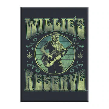 Willie Nelson Willie's Reserve Guitar Magnet Front