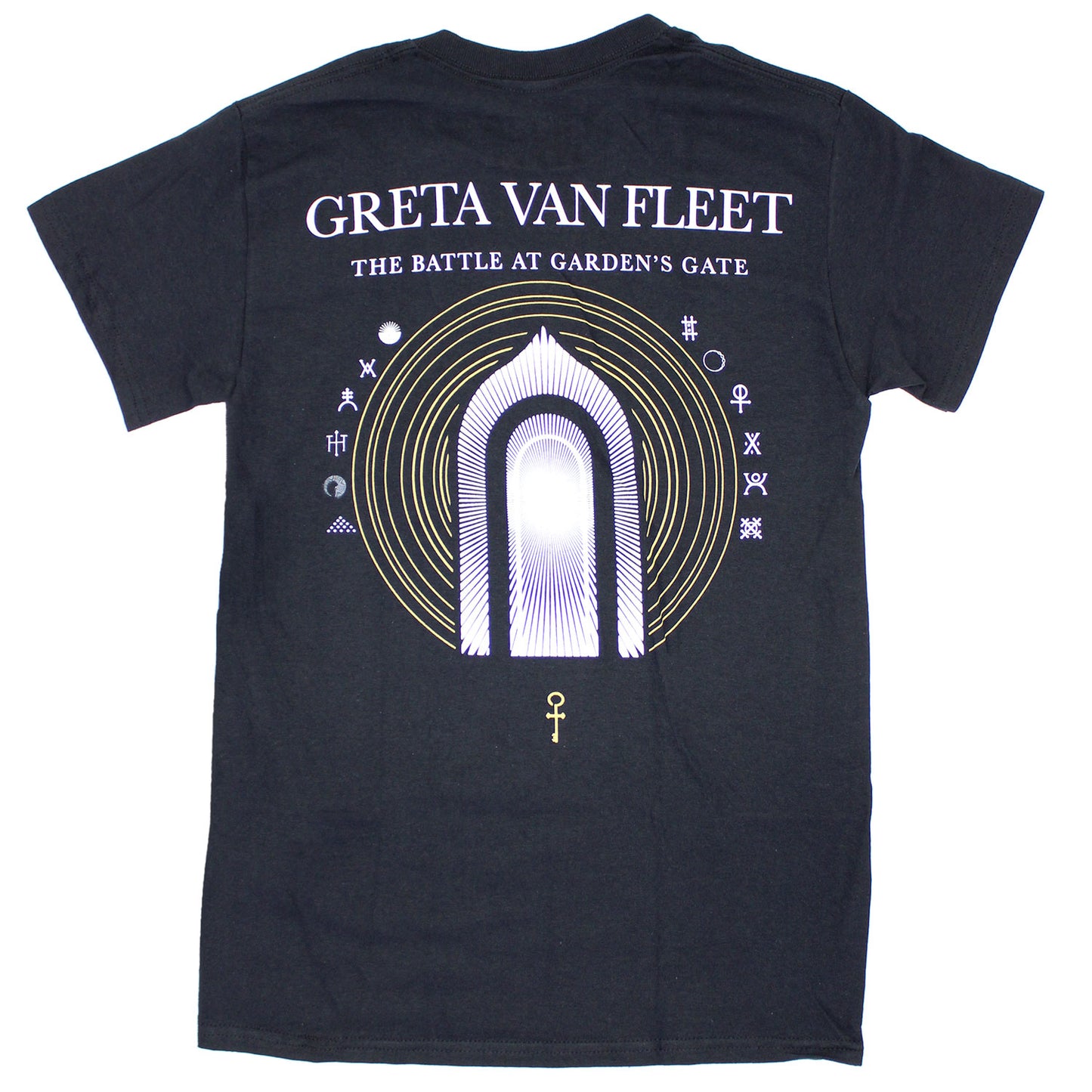 Greta Van Fleet The Battle at Garden's Gate Tee Black T-shirt Back