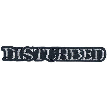Disturbed Logo Embroidered Patch Front