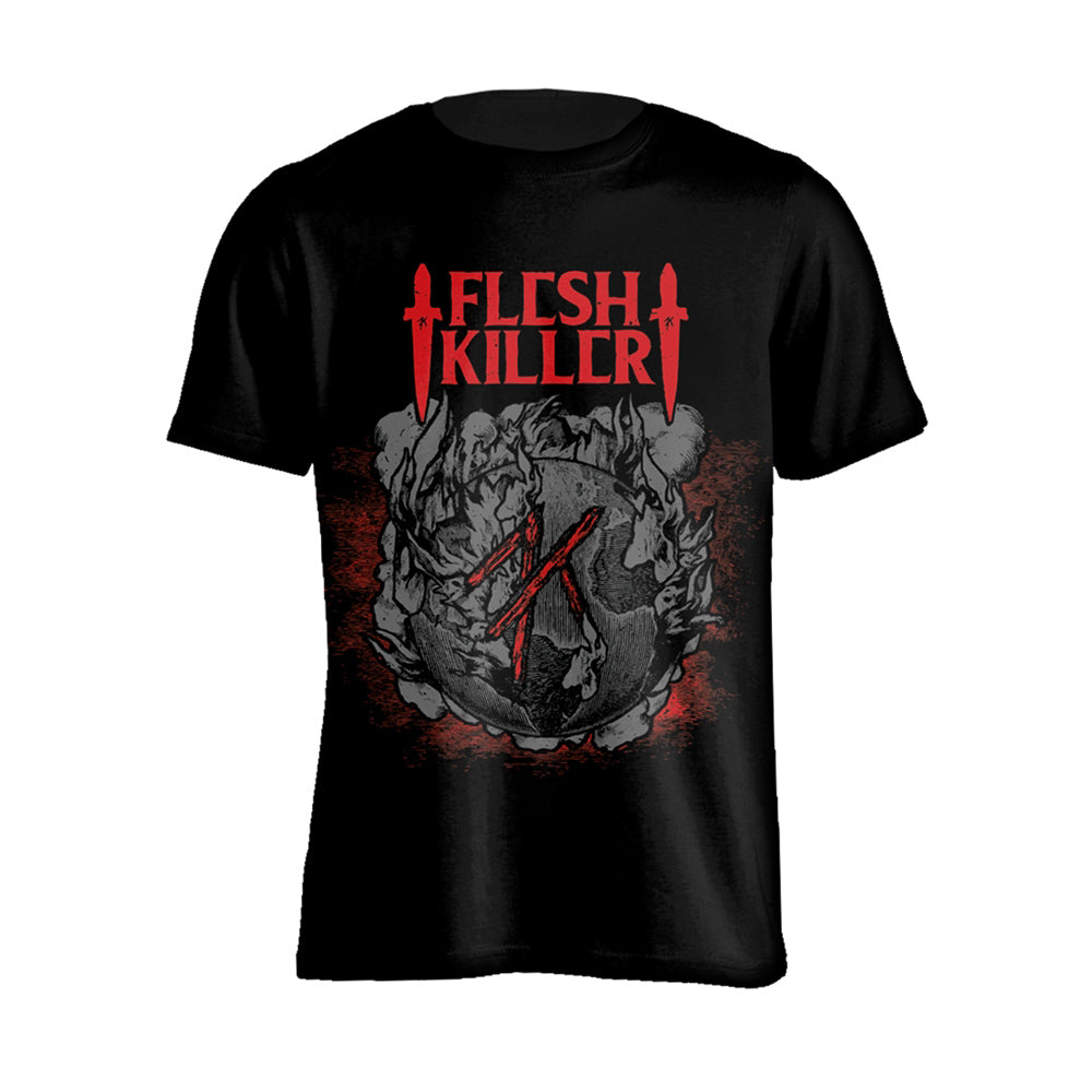 Fleshkiller Red Logo T-shirt Front