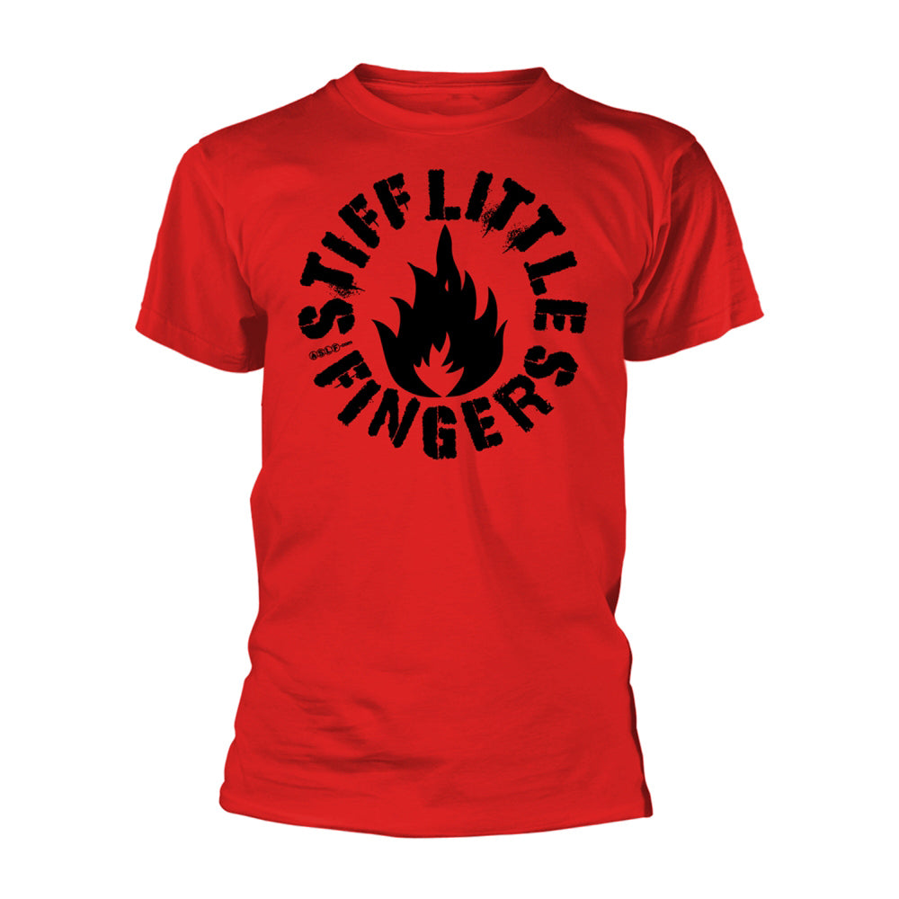 Stiff Little Fingers Punk (red) T-shirt Front