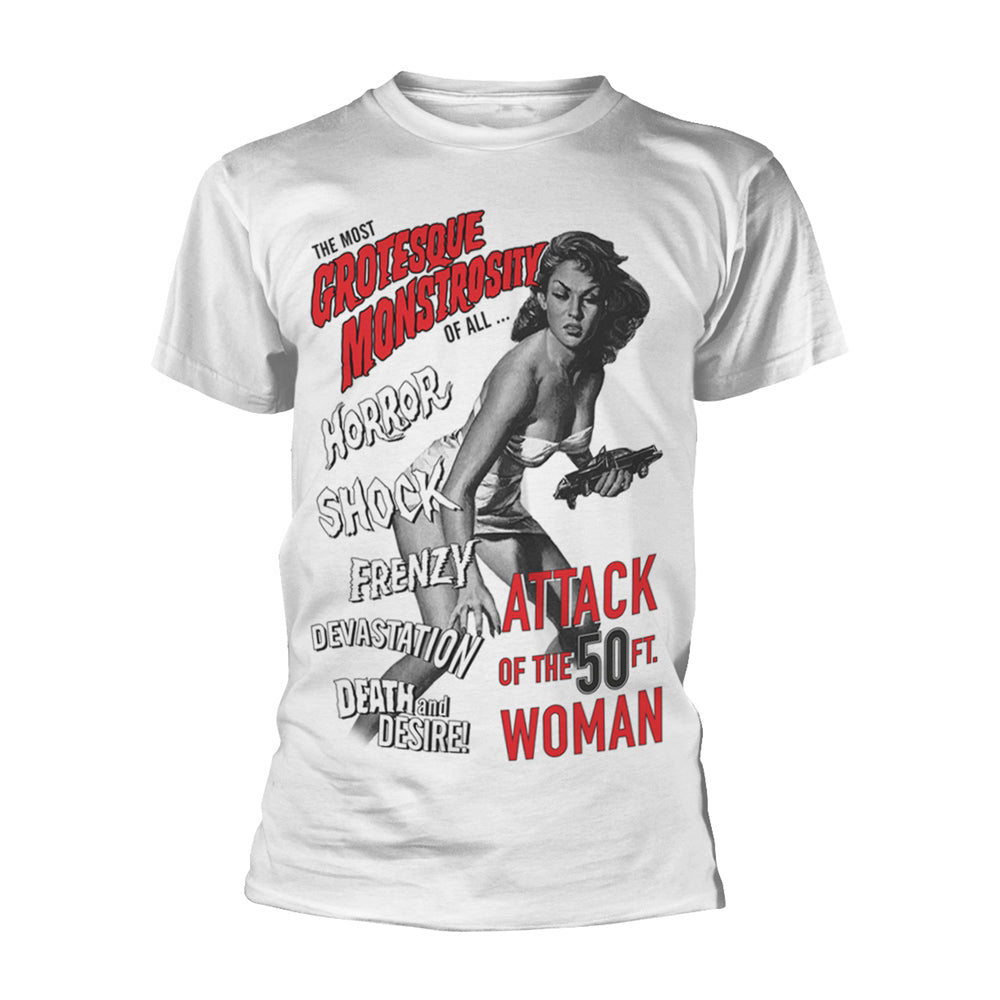 Attack Of The 50 Foot Woman The Most Grotesque Monstrosity Of All� T-shirt Front