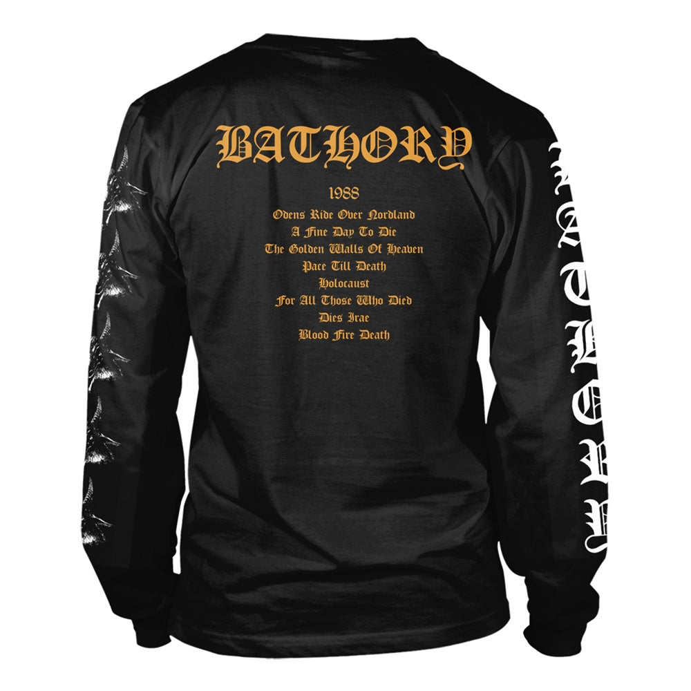 Bathory Blood Fire Death 2 Long Sleeve Back