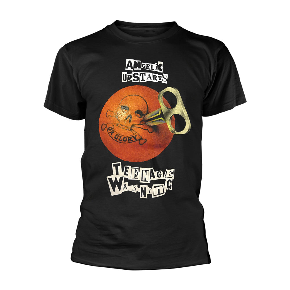 Angelic Upstarts Teenage Warning T-shirt Front