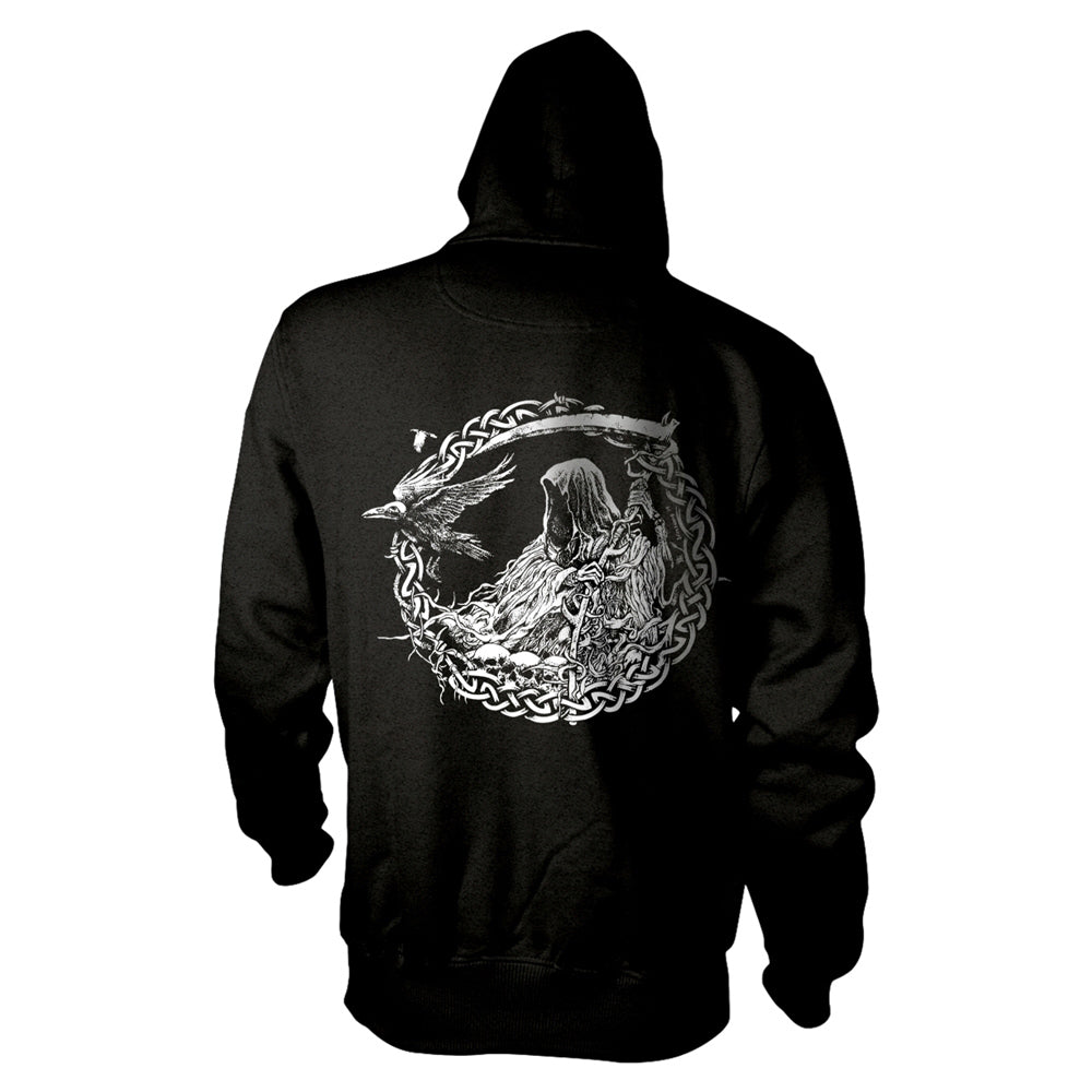 Sacrilege Reaper Zippered Hooded Sweatshirt Back
