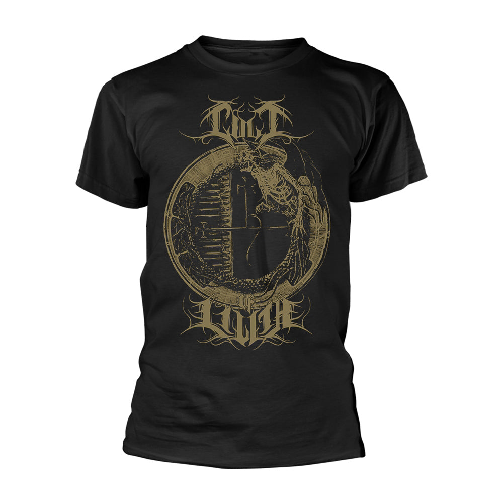 Cult Of Lilith Gold Emblem T-shirt Front