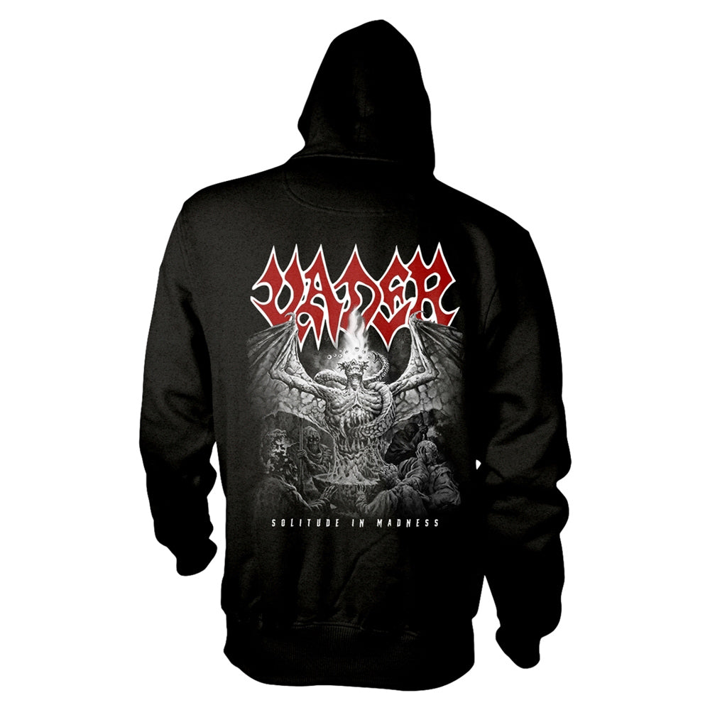Vader Solitude Zippered Hooded Sweatshirt Back