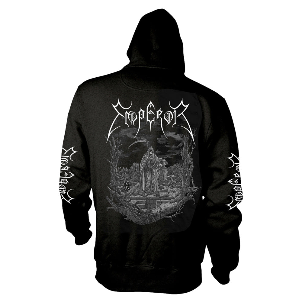 Emperor Luciferian Ii Zippered Hooded Sweatshirt Back