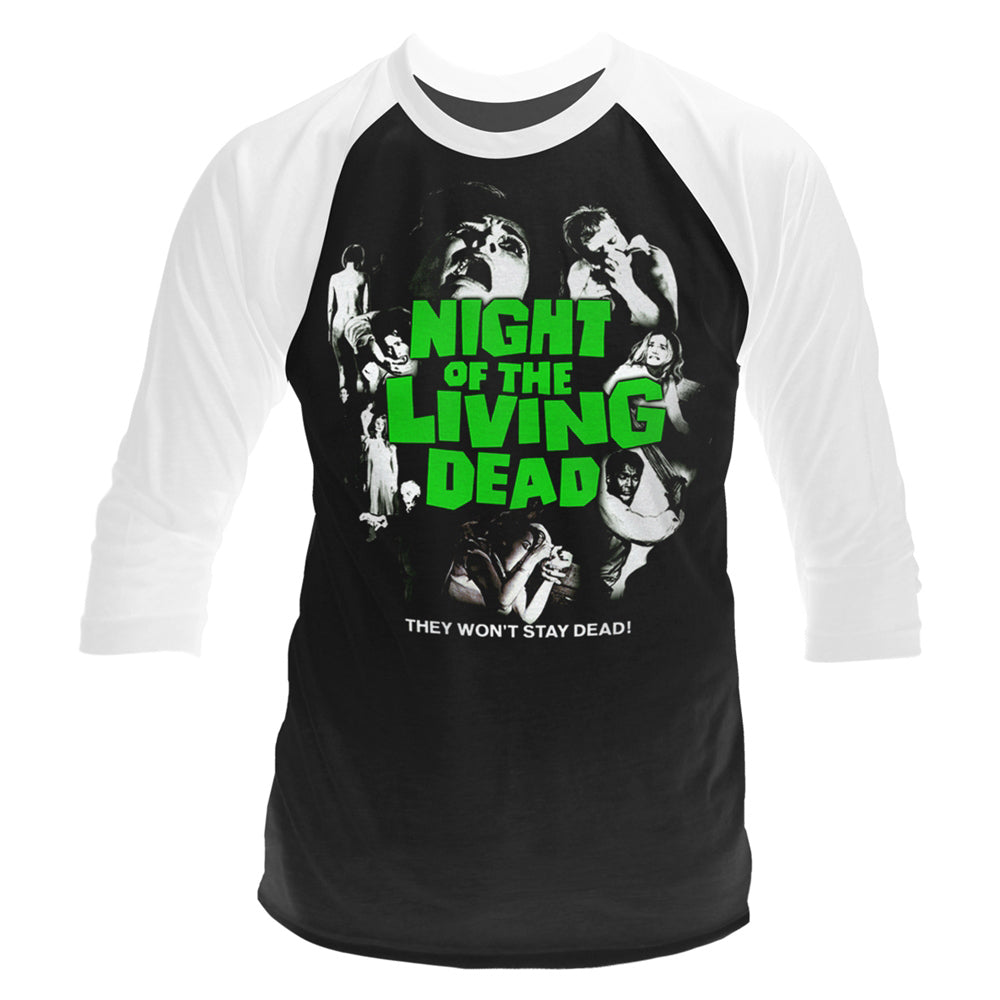 Night Of The Living Dead Baseball Jersey Front