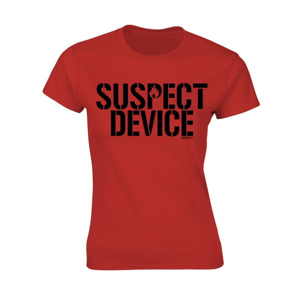 Stiff Little Fingers Suspect Device Womens T-shirt Front