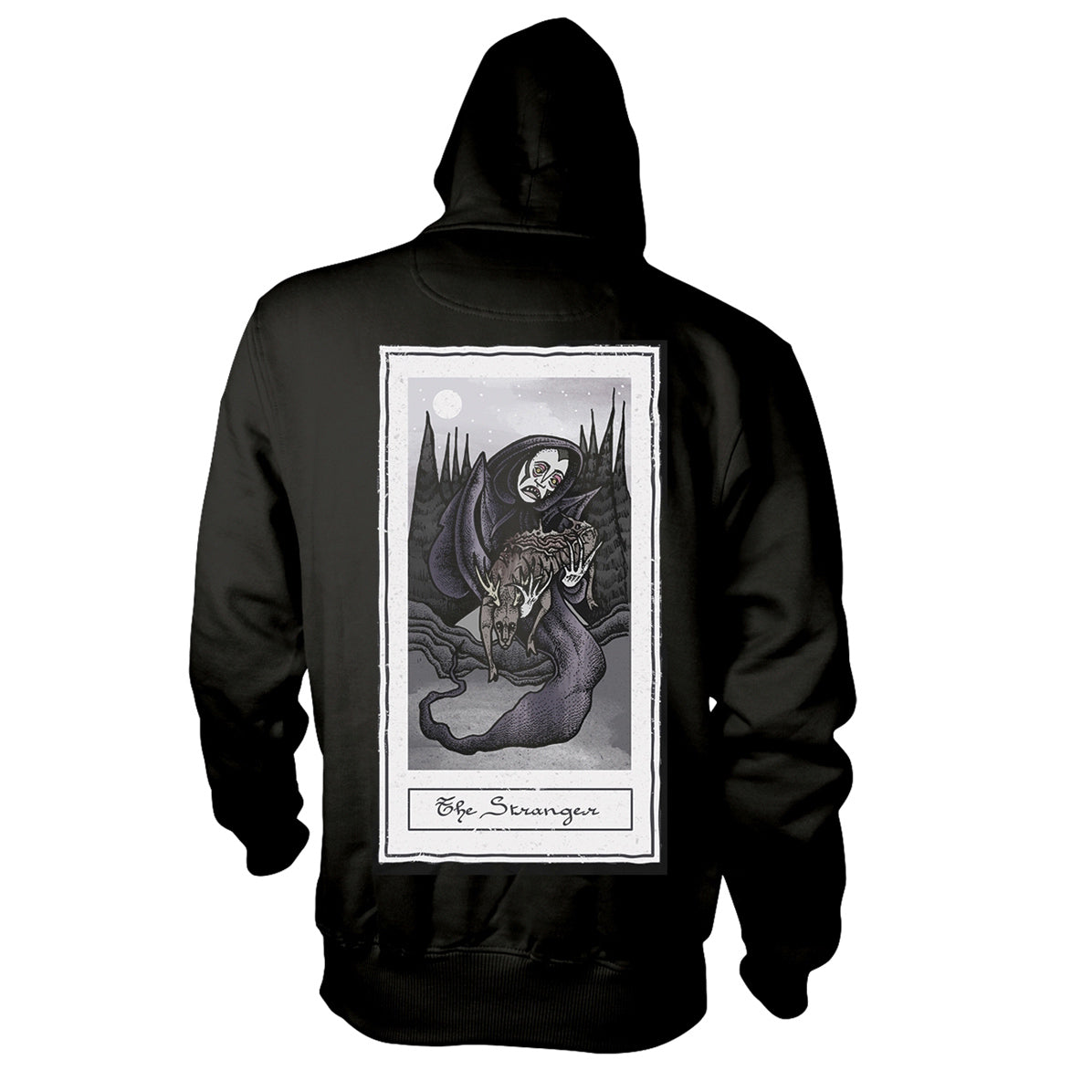 Creeper Death Card Hooded Sweatshirt Back