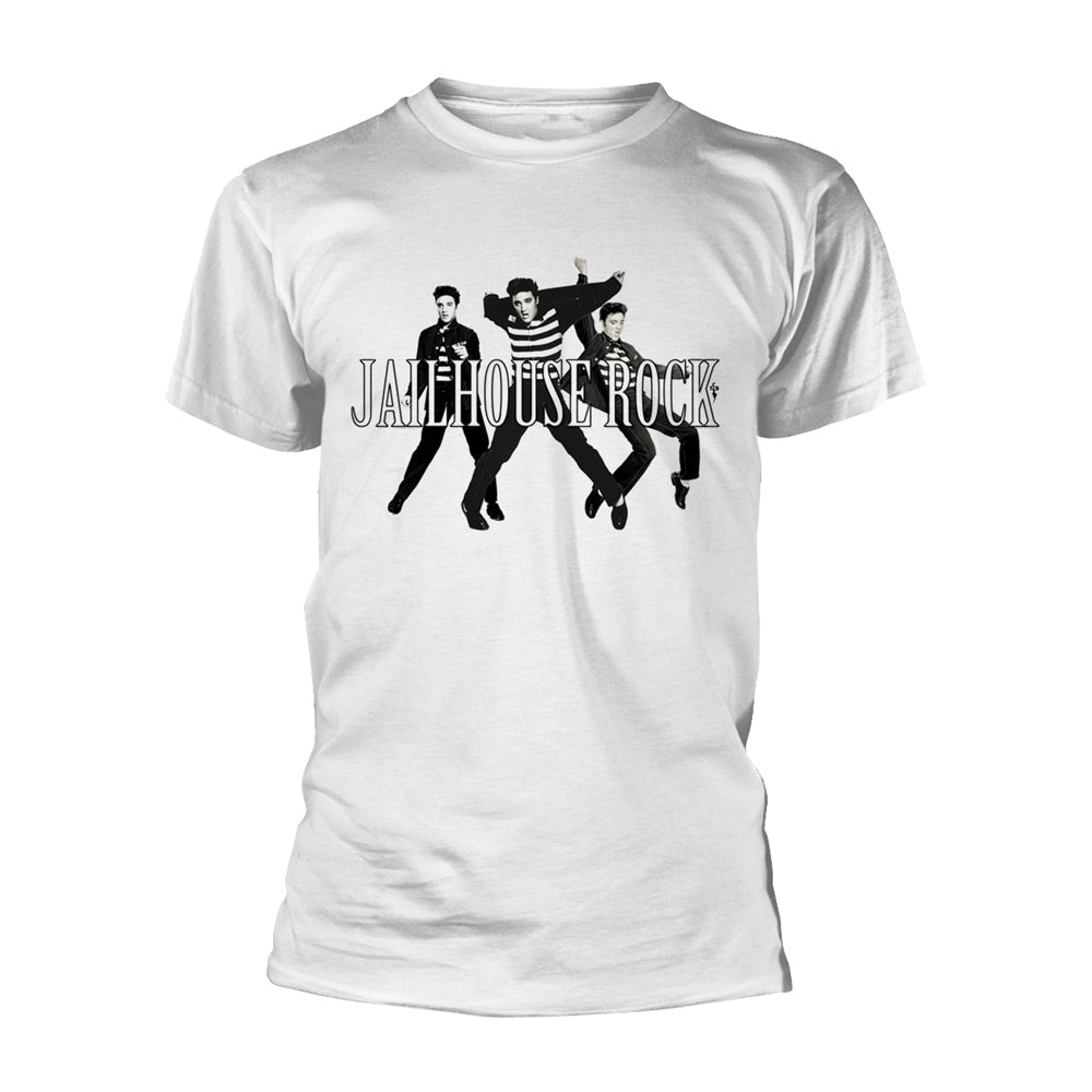 Elvis Presley Jailhouse (white) T-shirt Front
