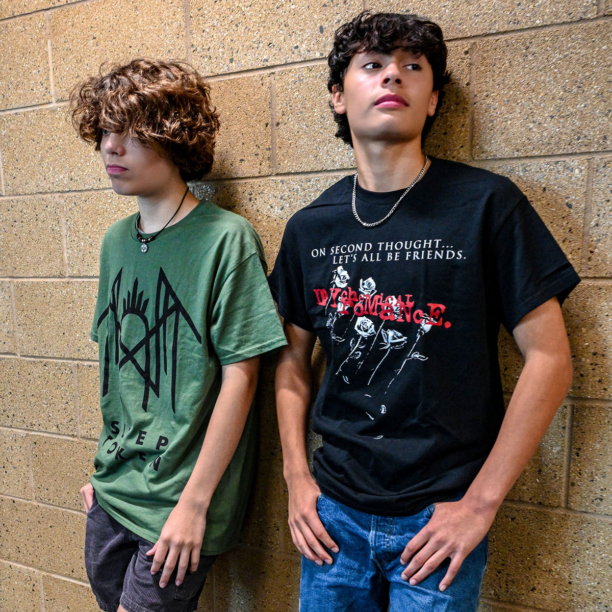 My Chemical Romance Let's All Be Friends T-shirt Back