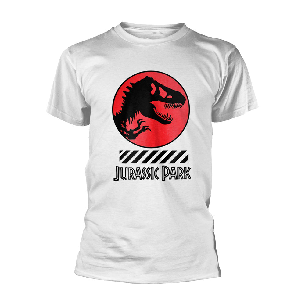 Jurassic Park T-rex Warning T-shirt Front