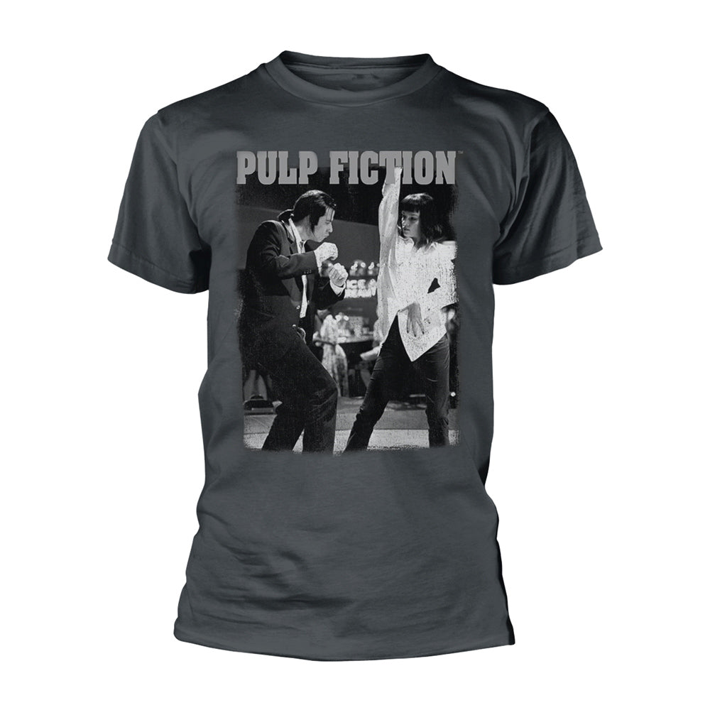 Pulp Fiction Dancing (charcoal) T-shirt Front