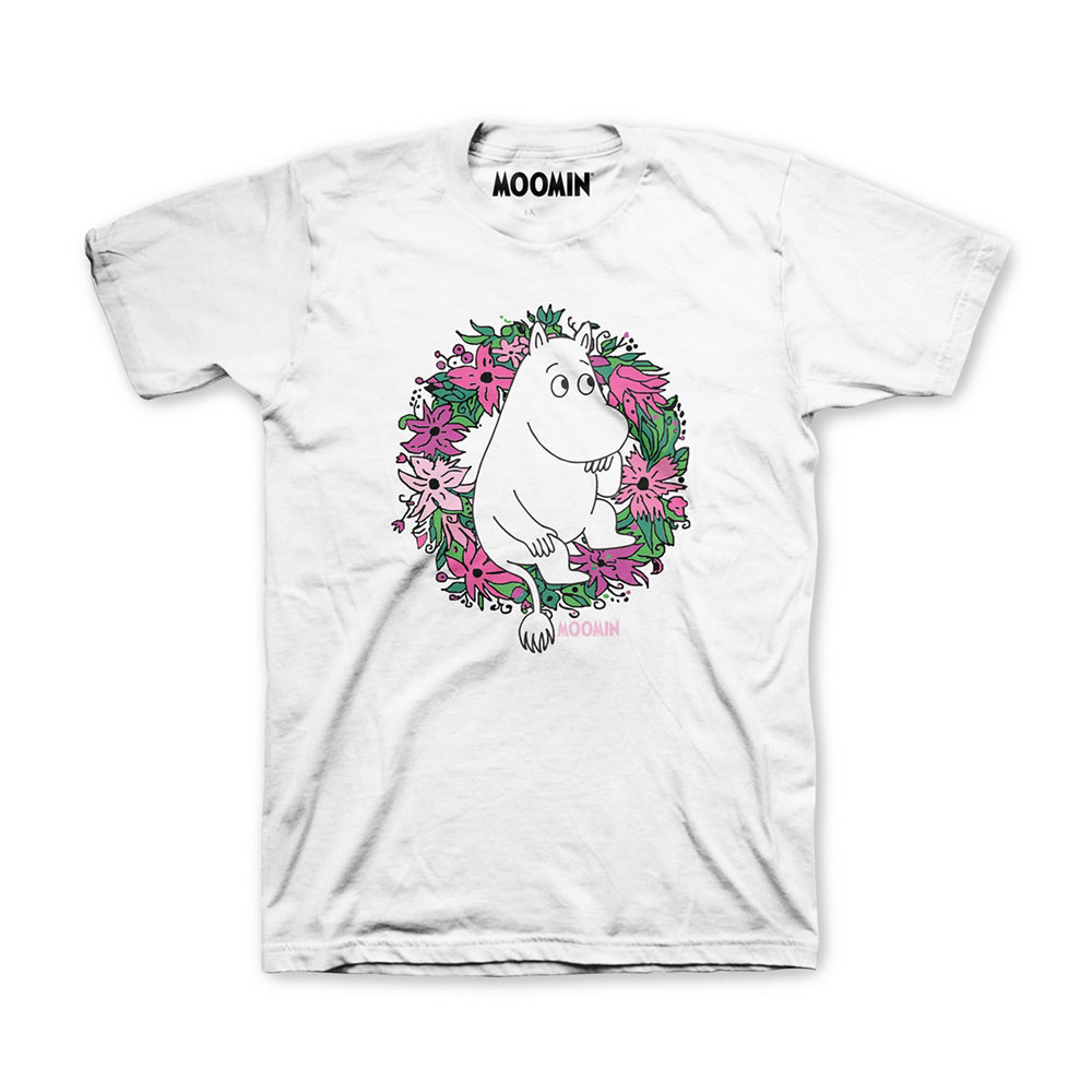 Moomins Wreath (mens) T-shirt Front