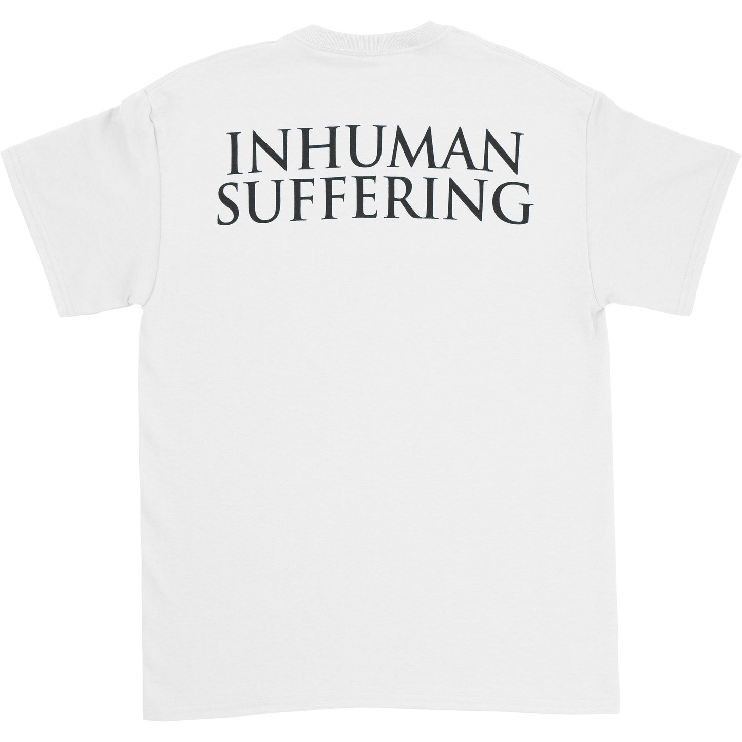 Internal Bleeding Inhuman Suffering T-shirt Back