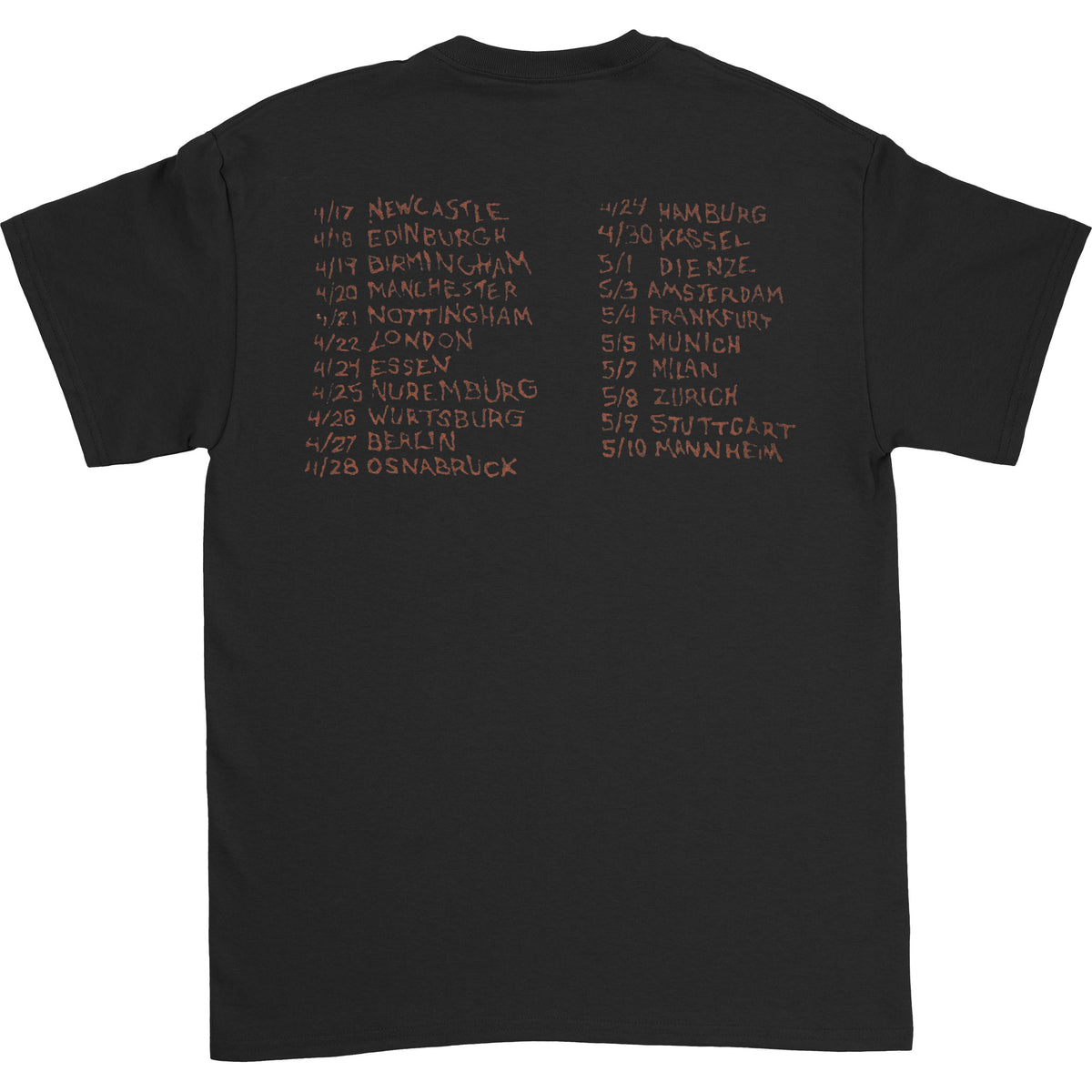Slayer Open Grave T-shirt Back