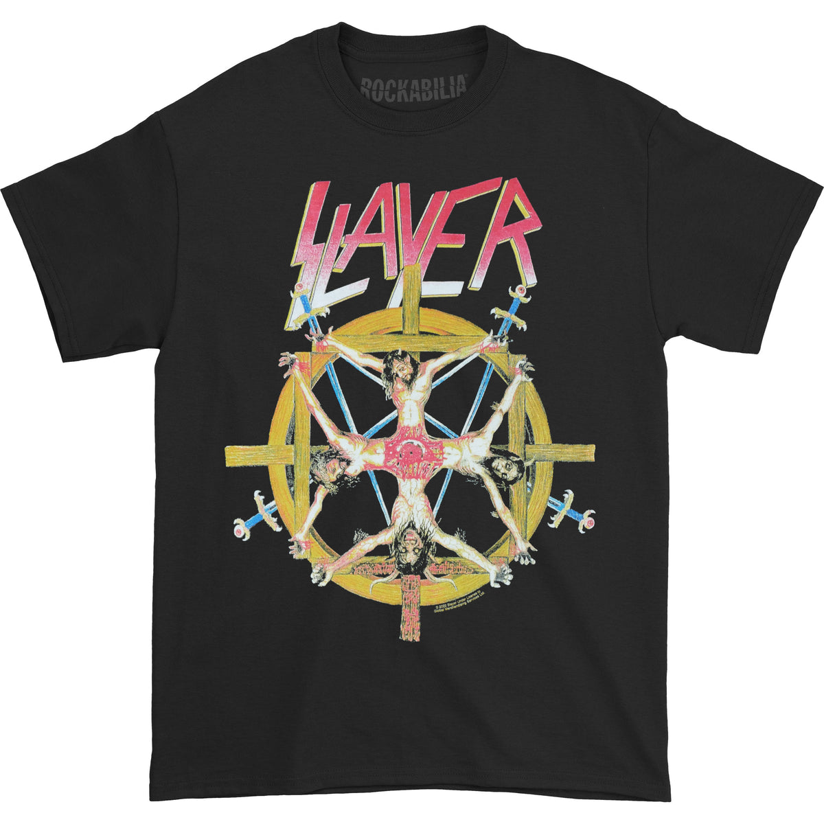 Slayer Christ Wheel T-shirt Front