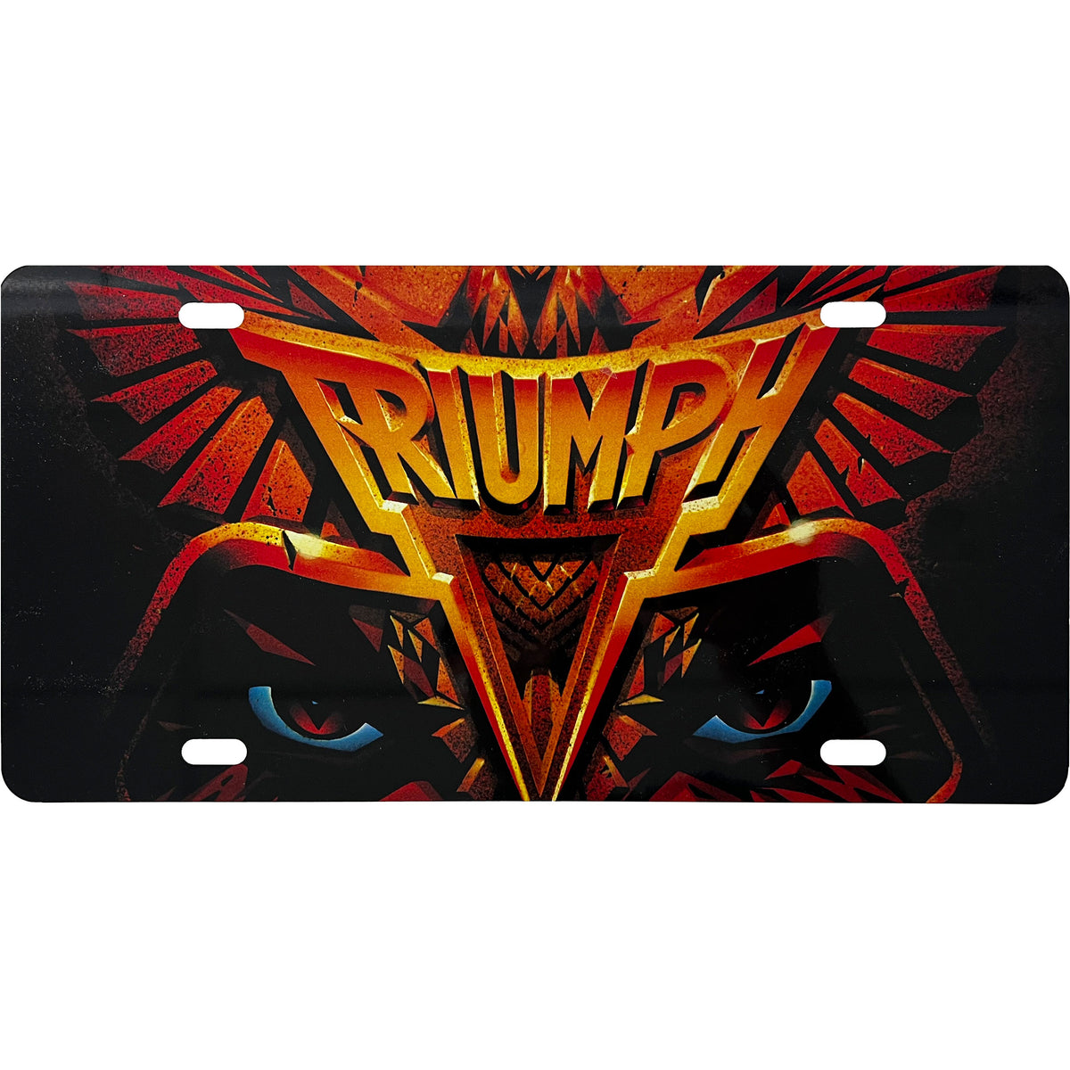 Triumph Never Surrender License Plate Frame Front
