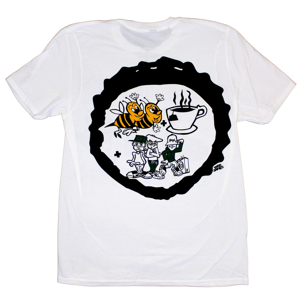 Beastie Boys Bumble Bee Illustration Tee T-shirt Back