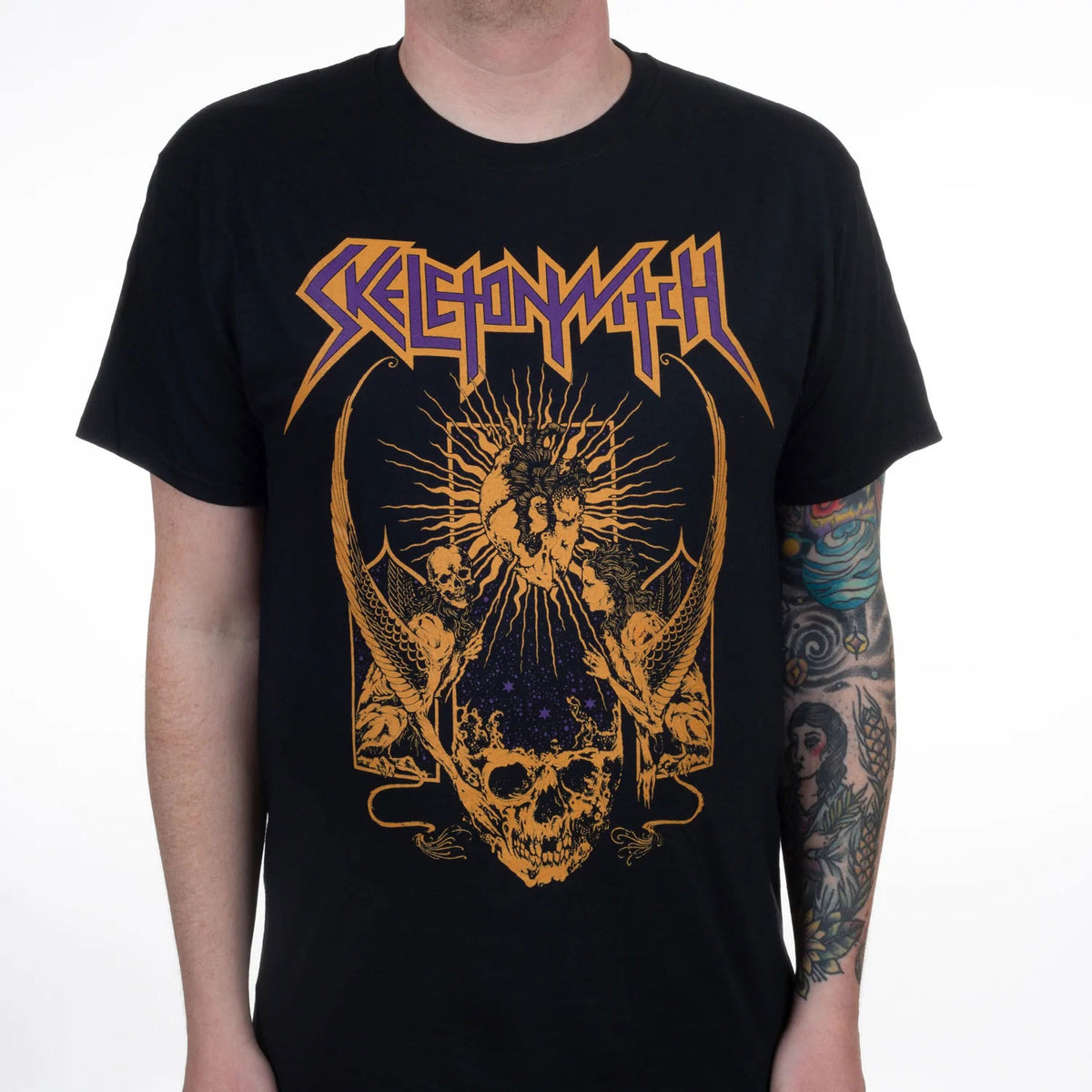 Skeletonwitch Blackened Heart T-shirt Front