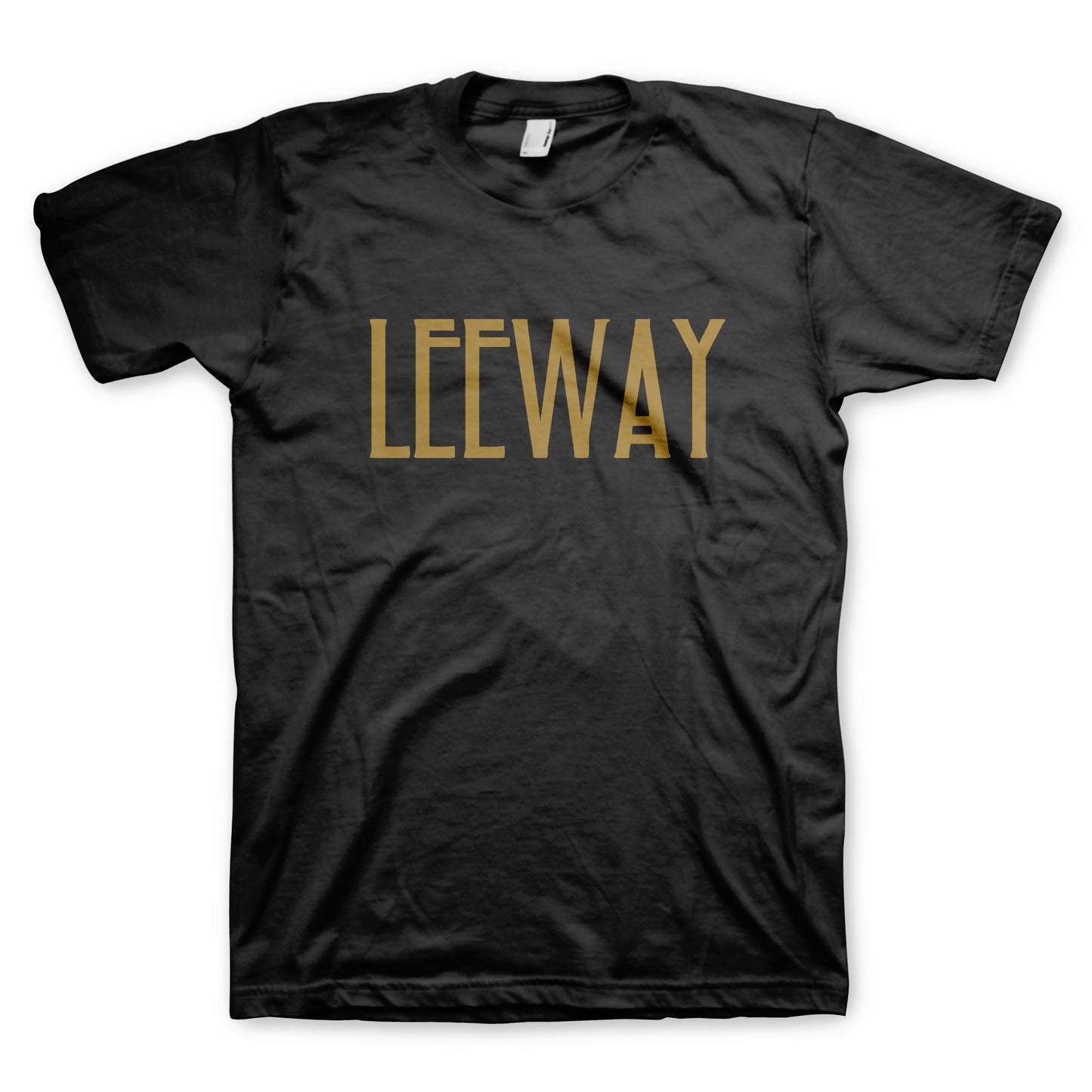 Leeway Gold Text T-shirt Front