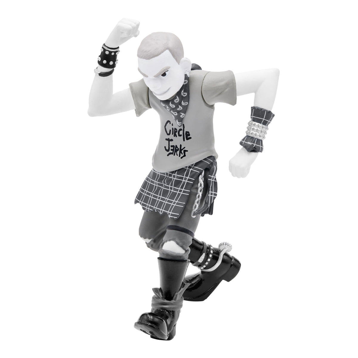 Circle Jerks Super7 Skank Man (Grayscale) 3.75" ReAction Figure Action Figure Back
